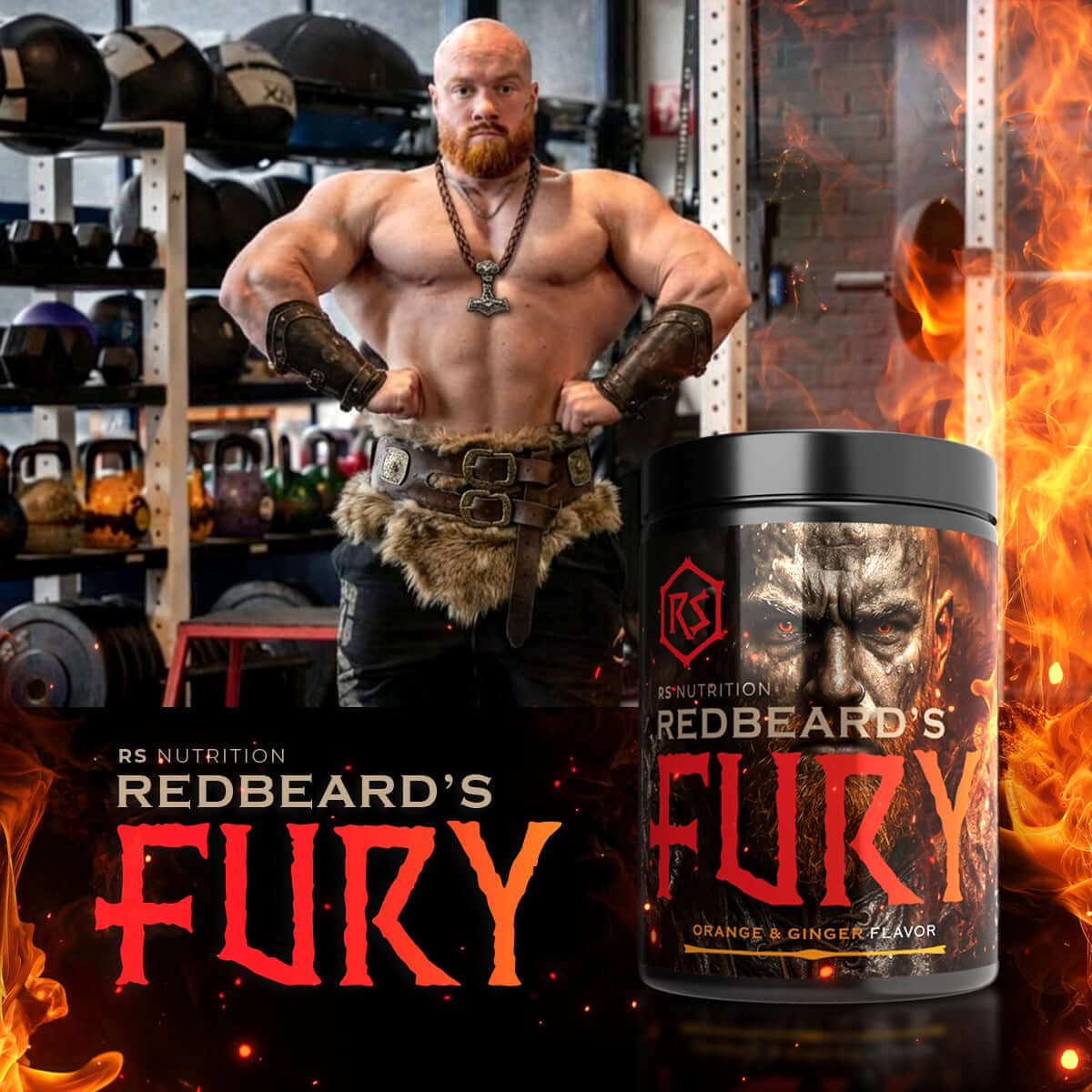 RS Nutrition - Redbeard's Fury - Pump & Focus