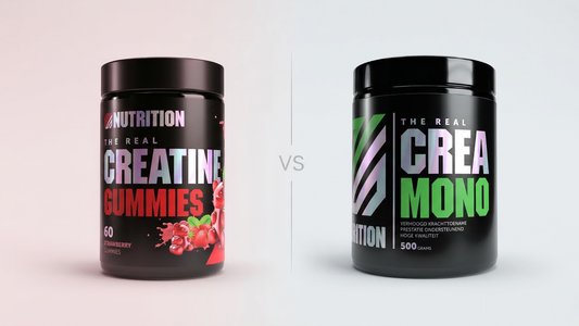 Creatine gummies vs creatine poeder vergelijking RealSupps