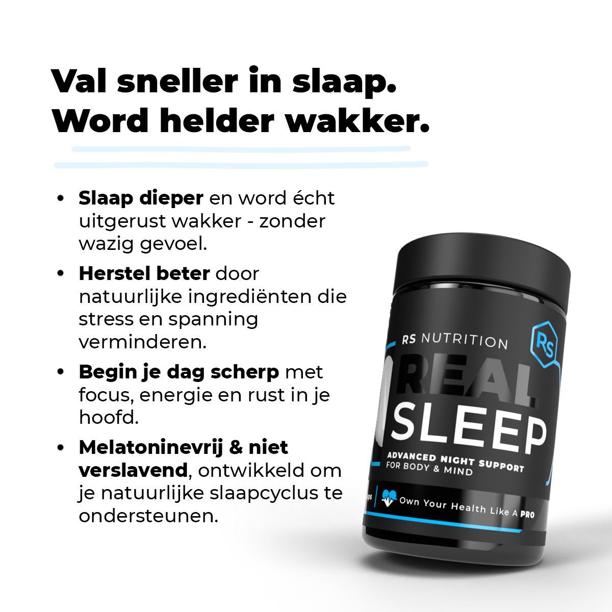 Hoogwaardige formule voor diepe en herstellende slaap