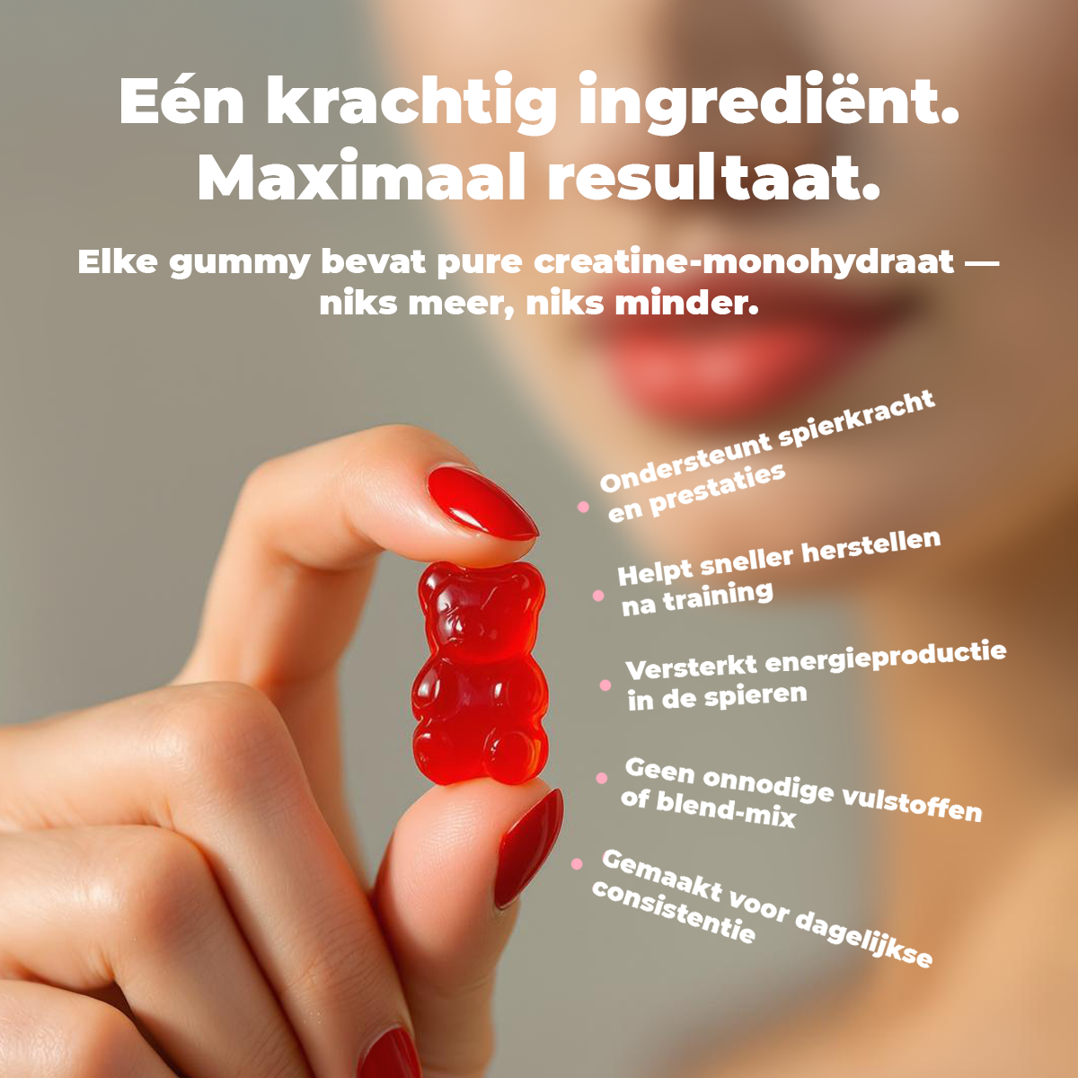 Juicy Strawberry Creatine Gummies