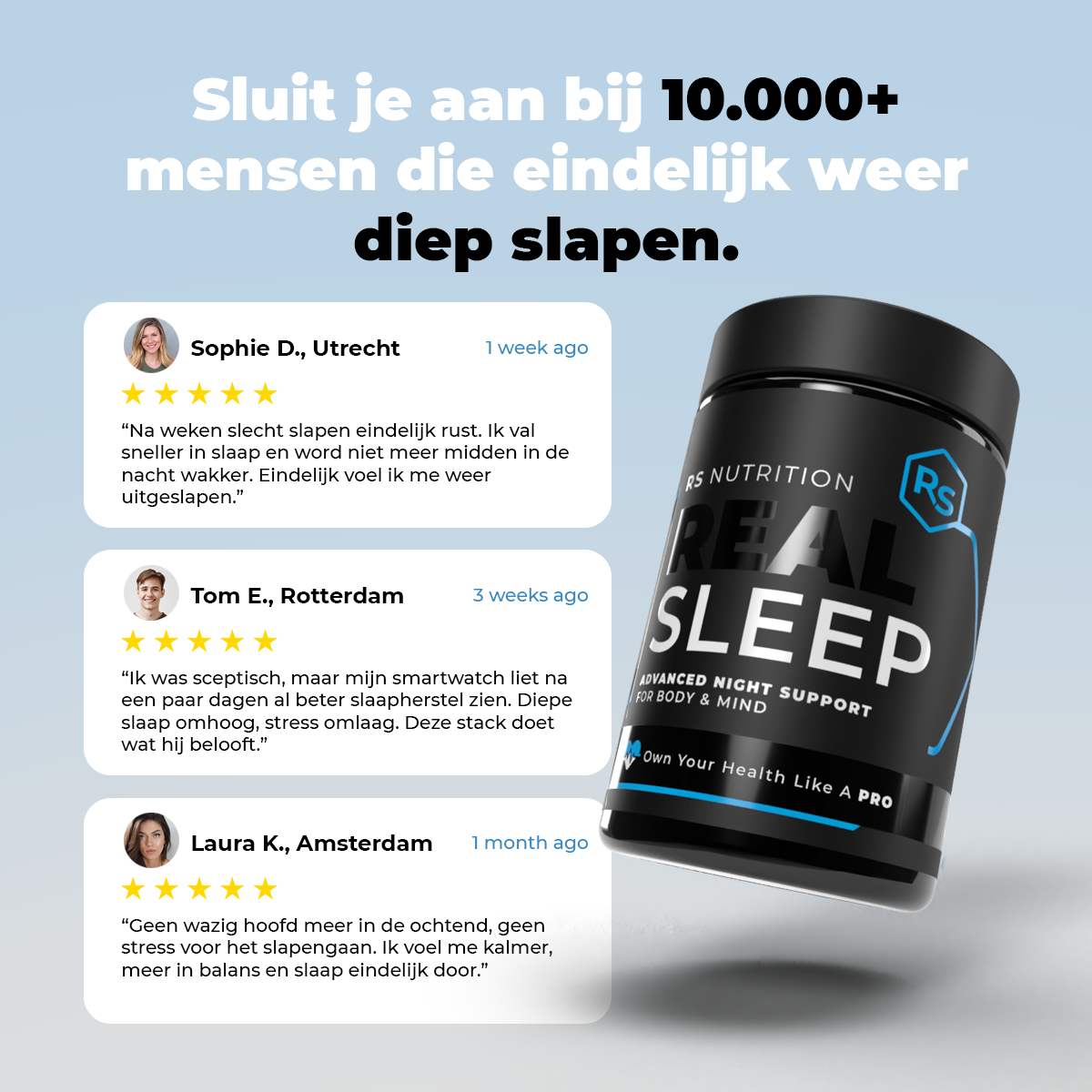 Hoogwaardige formule voor diepe en herstellende slaap