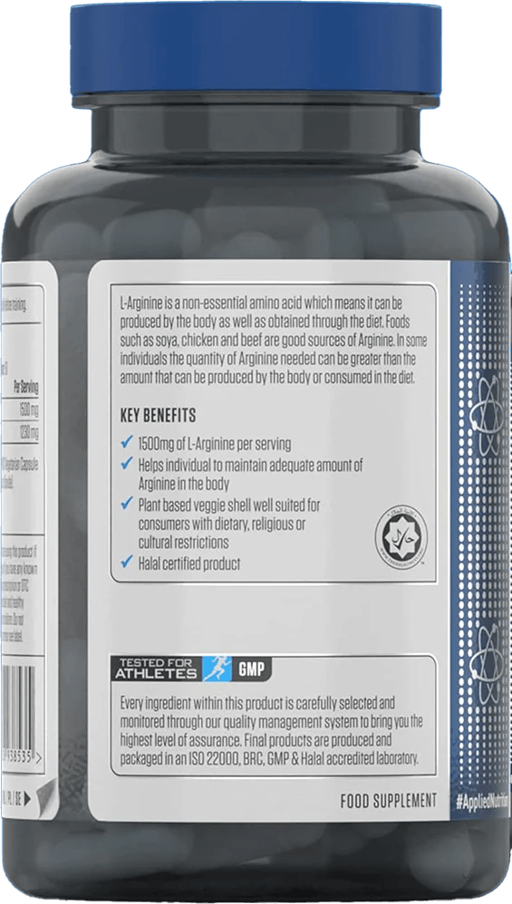 Applied Nutrition L-Arginine 1500 - 120 Capsules