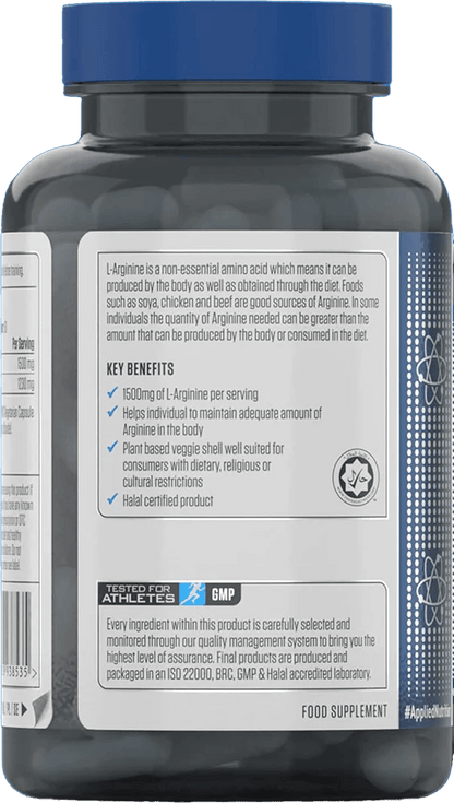Applied Nutrition L-Arginine 1500 - 120 Capsules