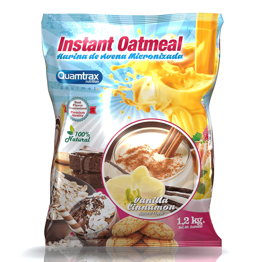 Bolsa Instant Oatmeal Vanilla Cinnamon 1,2kg kopie