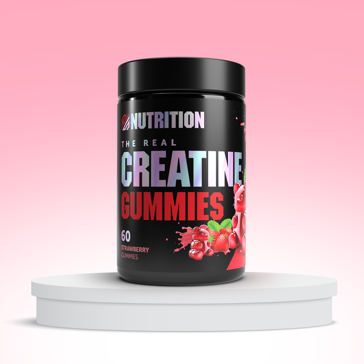 Juicy Strawberry Creatine Gummies