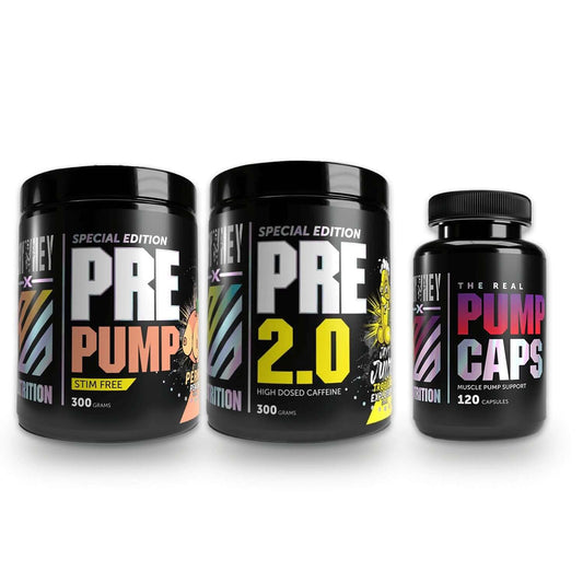 Jay's Pump Stack supplementen voor pre-workout en spierpomp