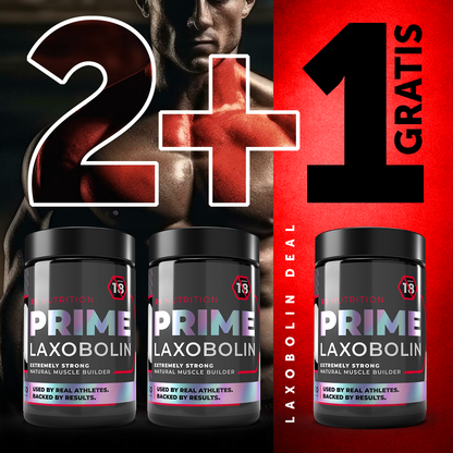 Spieropbouw supplement Laxobolin met 2+1 gratis deal voor krachtsporters