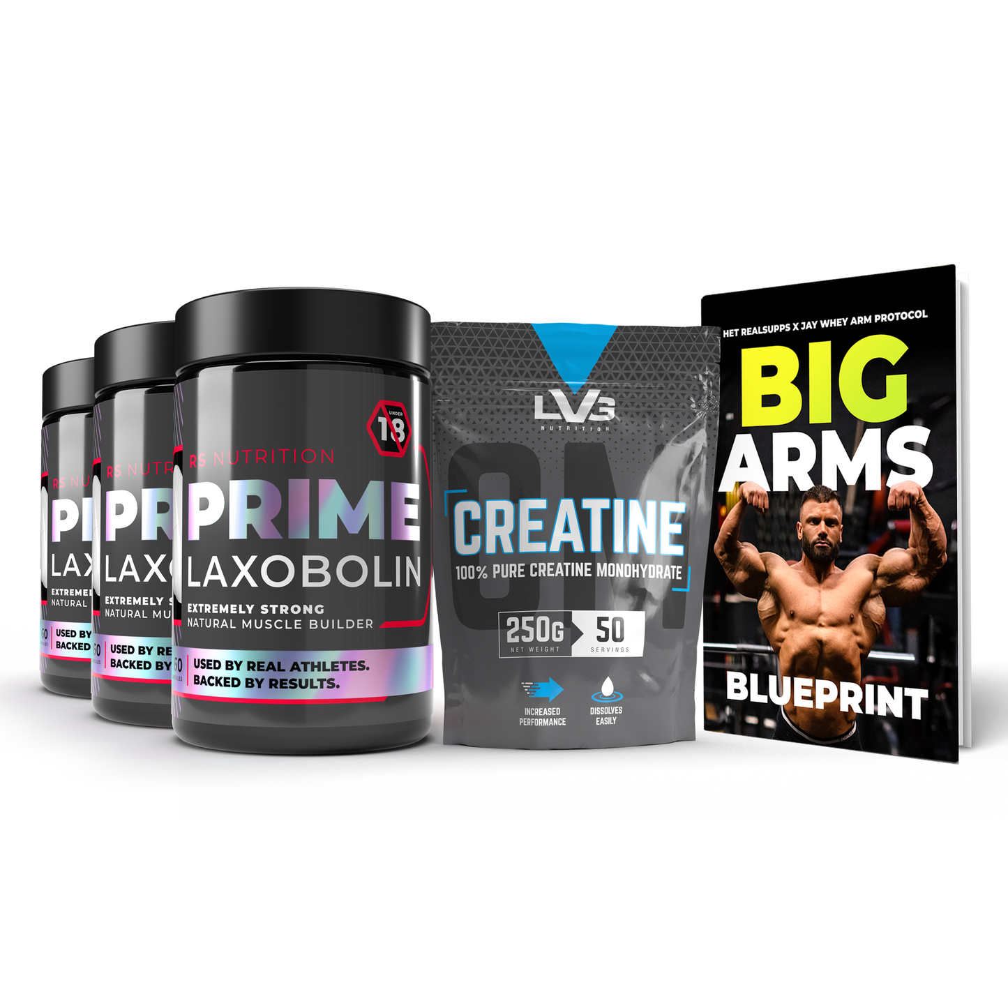 Laxobolin bundel met creatine en arm schema