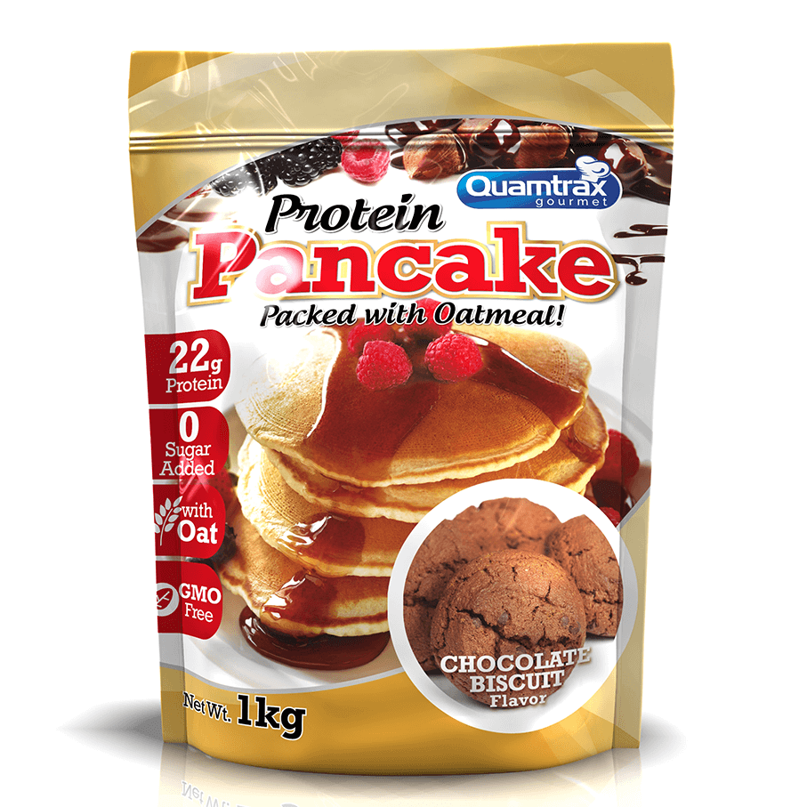 Quamtrax Pancake Gourmet BAG1k CHOCOLATE BISCUIT FRONT