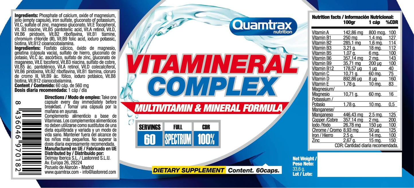Vitamineral Complex 60Caps