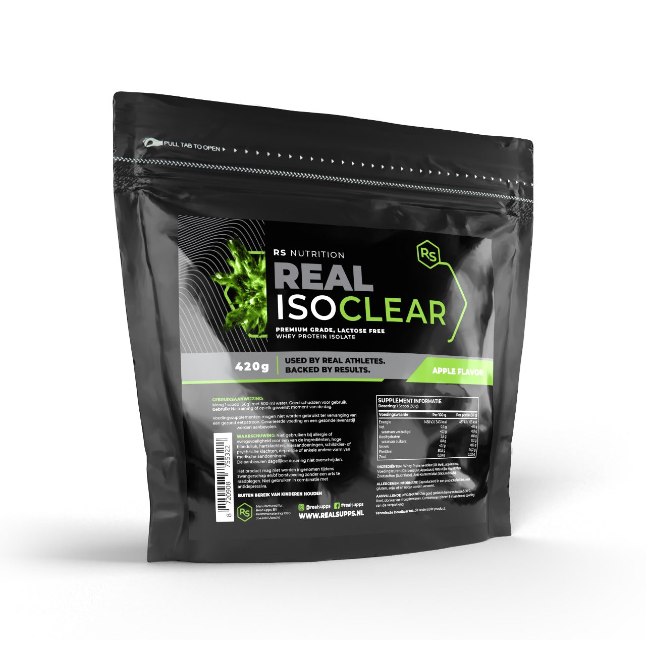 RS Nutrition Iso Clear Appel