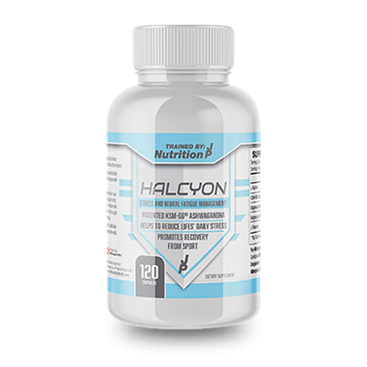 Trained By JP Halcyon supplement met taurine, ashwagandha en magnesium